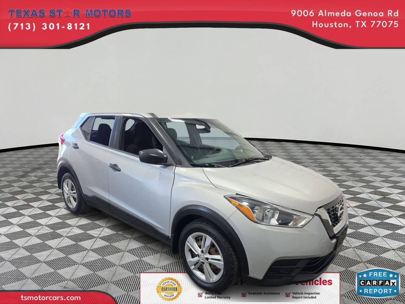 2020 Nissan Kicks S — SUV — 95,738 mi — Houston, TX