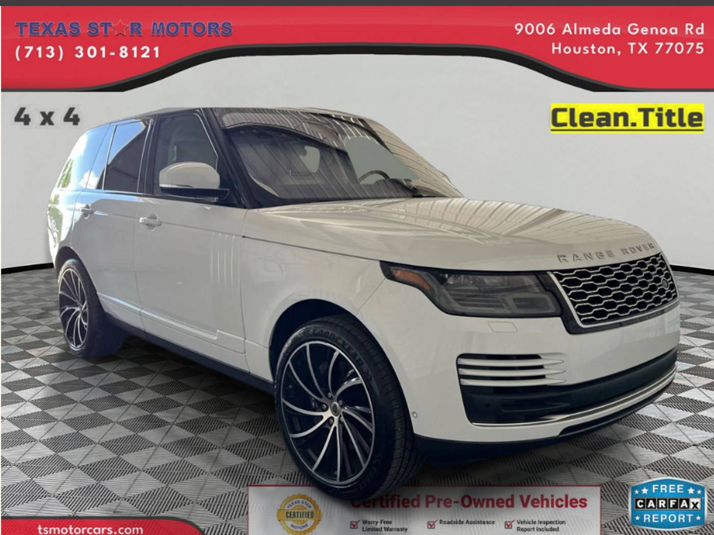 2018 Land Rover Range Rover HSE — SUV — 62,580 mi — Houston, TX