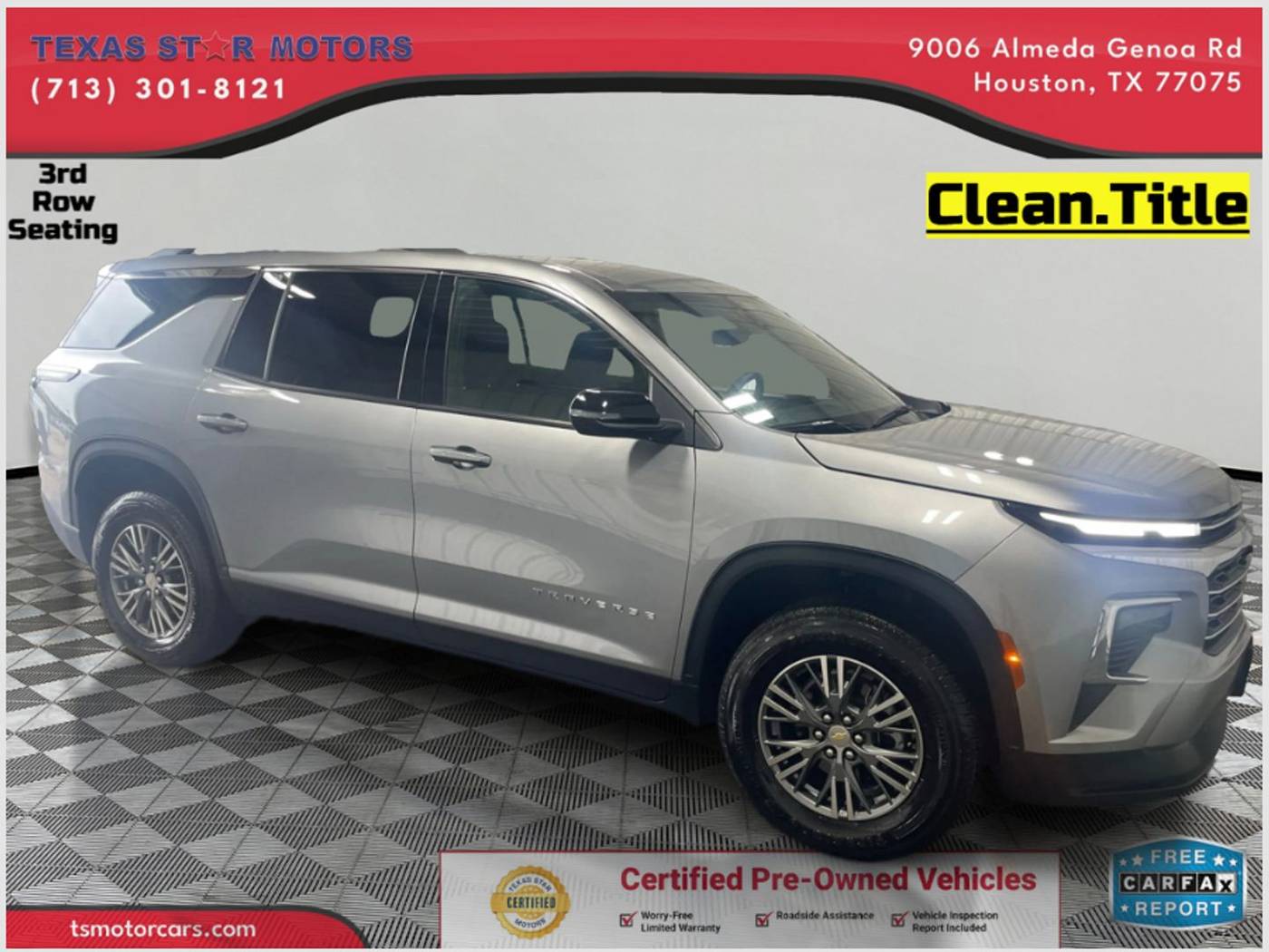 2025 Chevrolet Traverse LT — SUV — 22,821 mi — Houston, TX