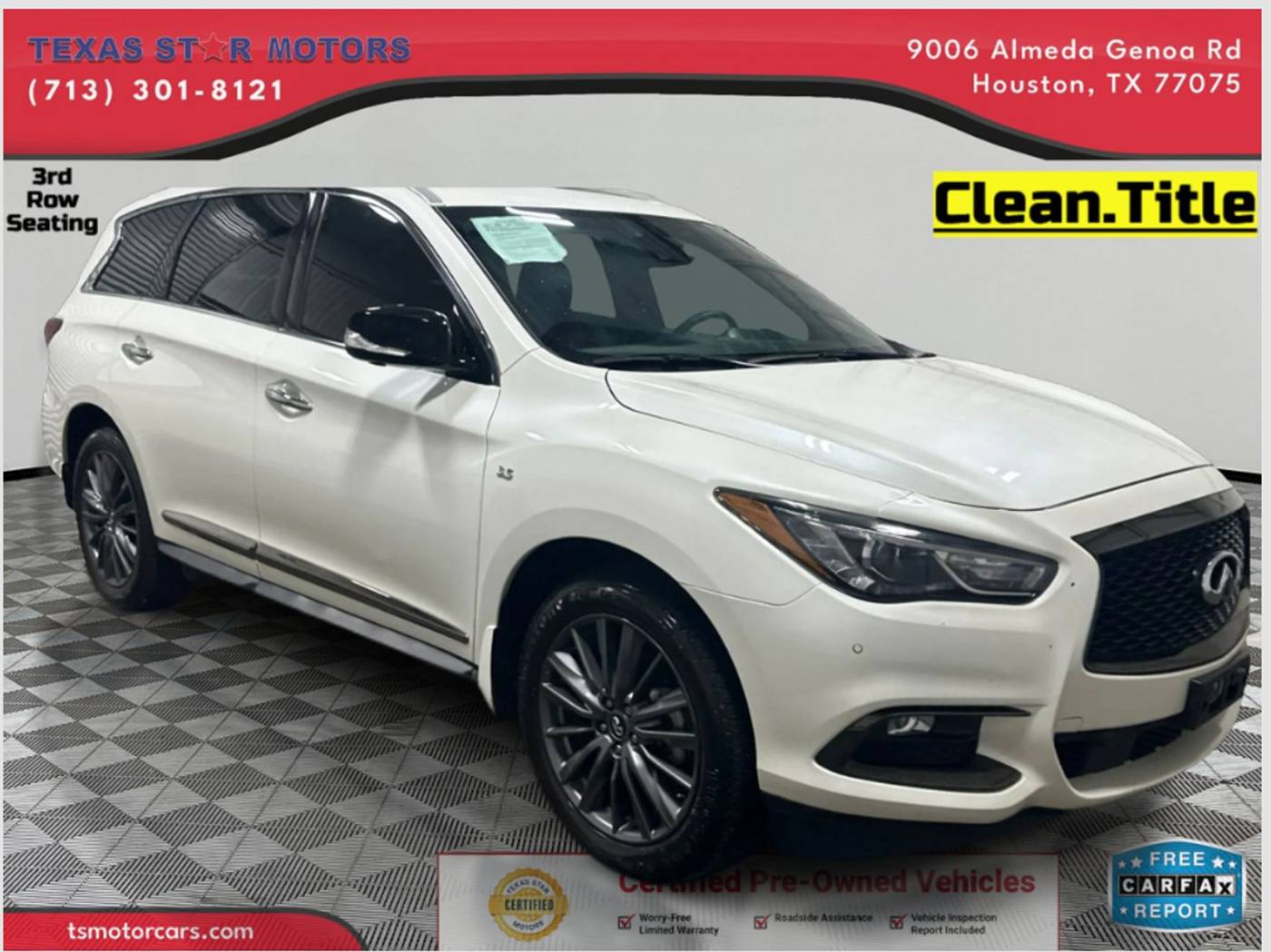 2020 INFINITI QX60 LUXE — SUV — 48,621 mi — Houston, TX