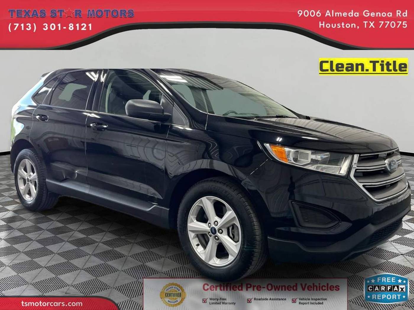 2018 Ford Edge SE — SUV — 68,709 mi — Houston, TX