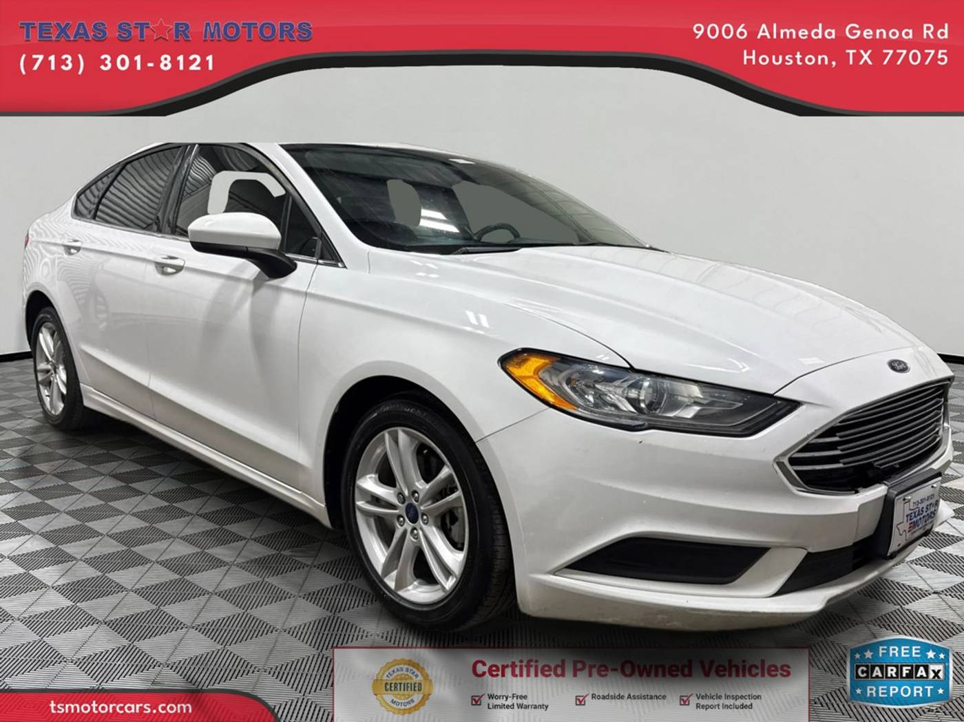 2018 Ford Fusion SE — Sedan — 78,438 mi — Houston, TX