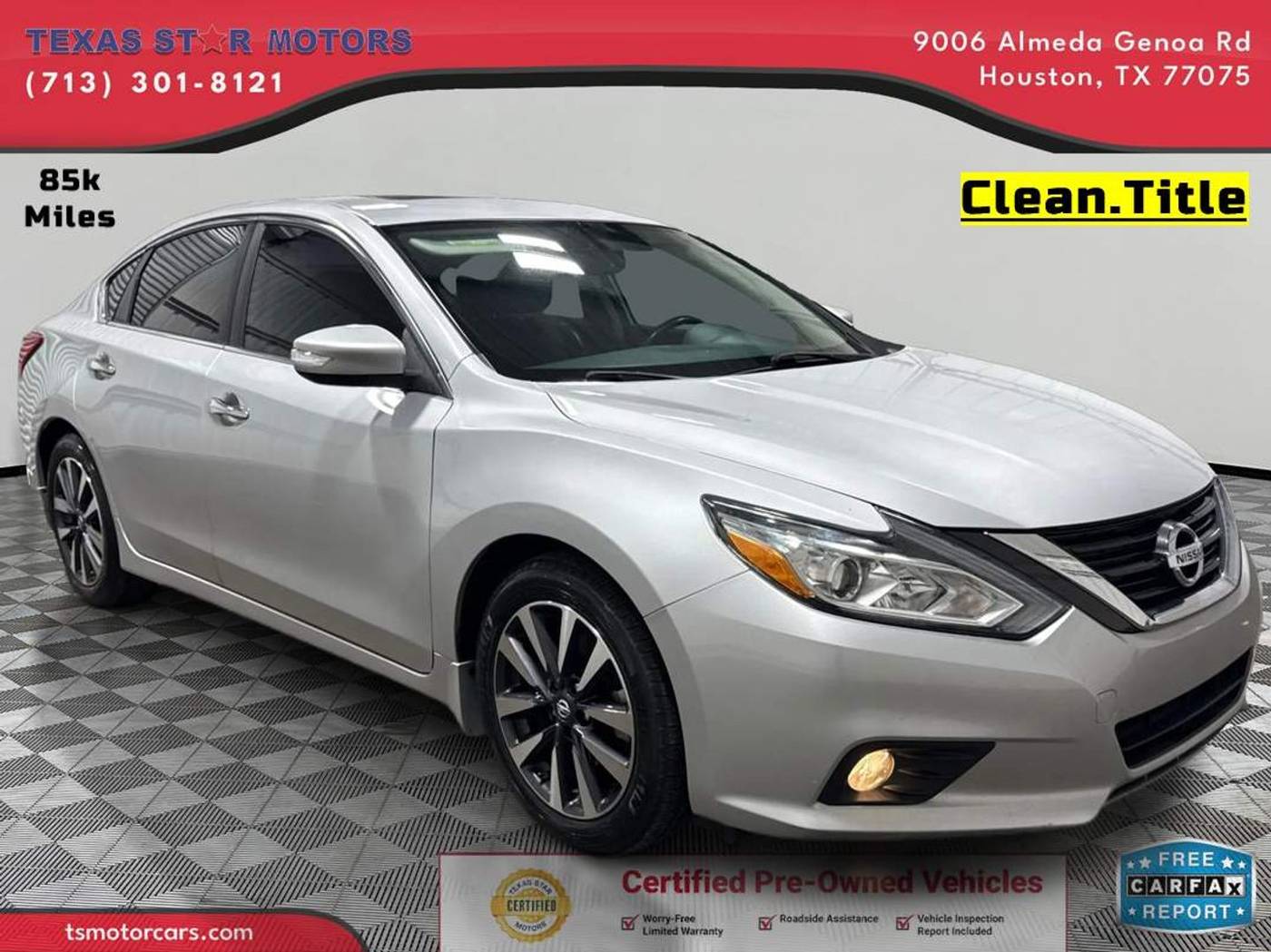 2016 Nissan Altima 2.5 SL — Sedan — 85,722 mi — Houston, TX
