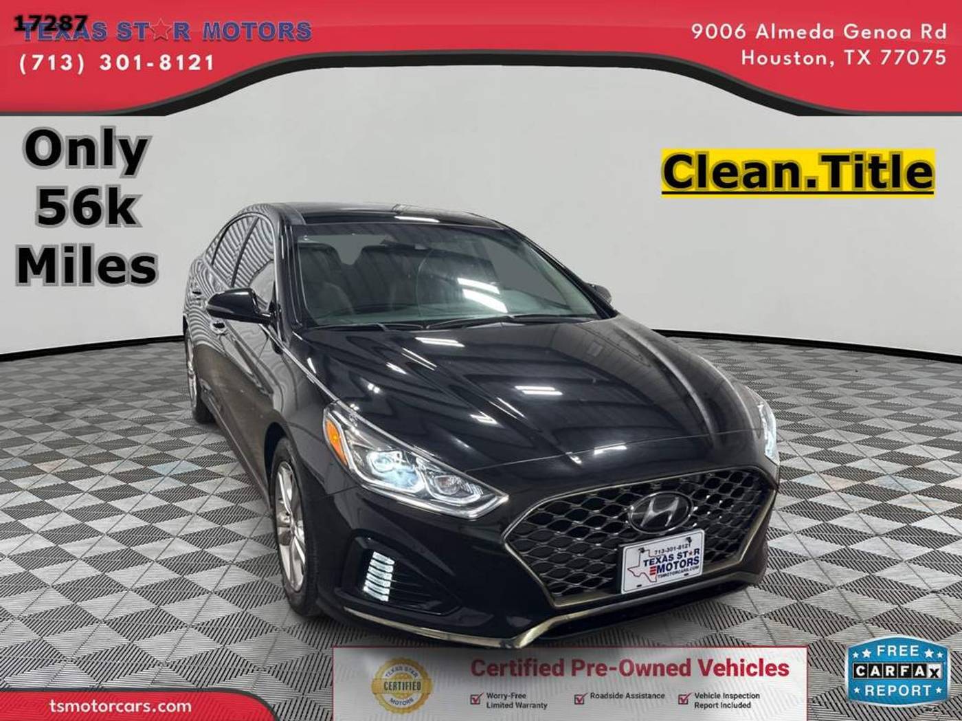 2019 Hyundai Sonata Limited — Sedan — 56,739 mi — Houston, TX