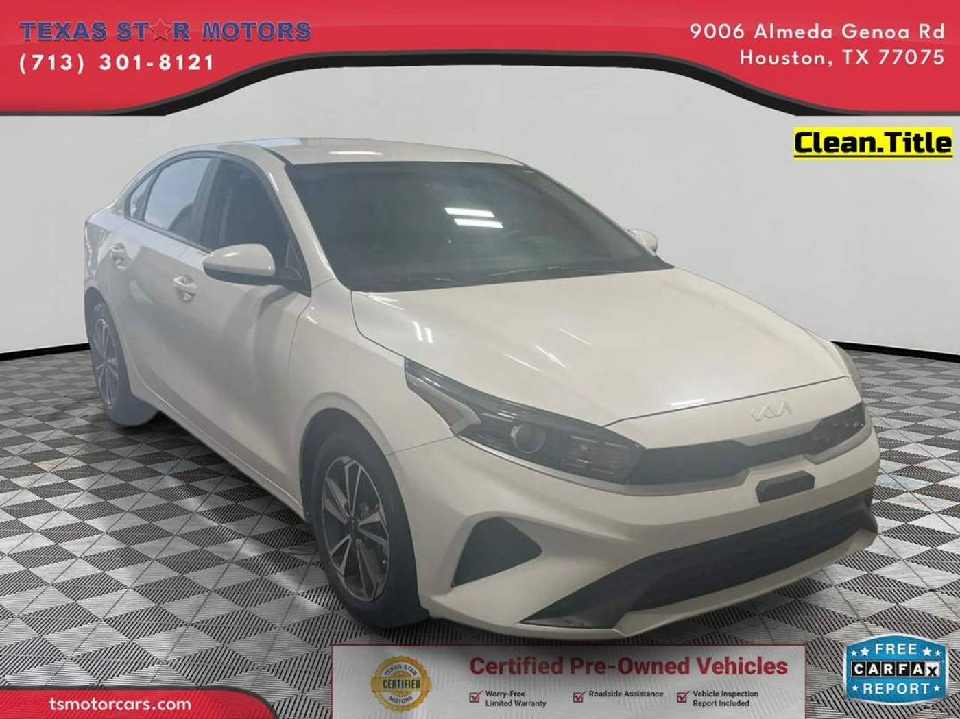 2023 Kia Forte LXS — Sedan — 21,881 mi — Houston, TX