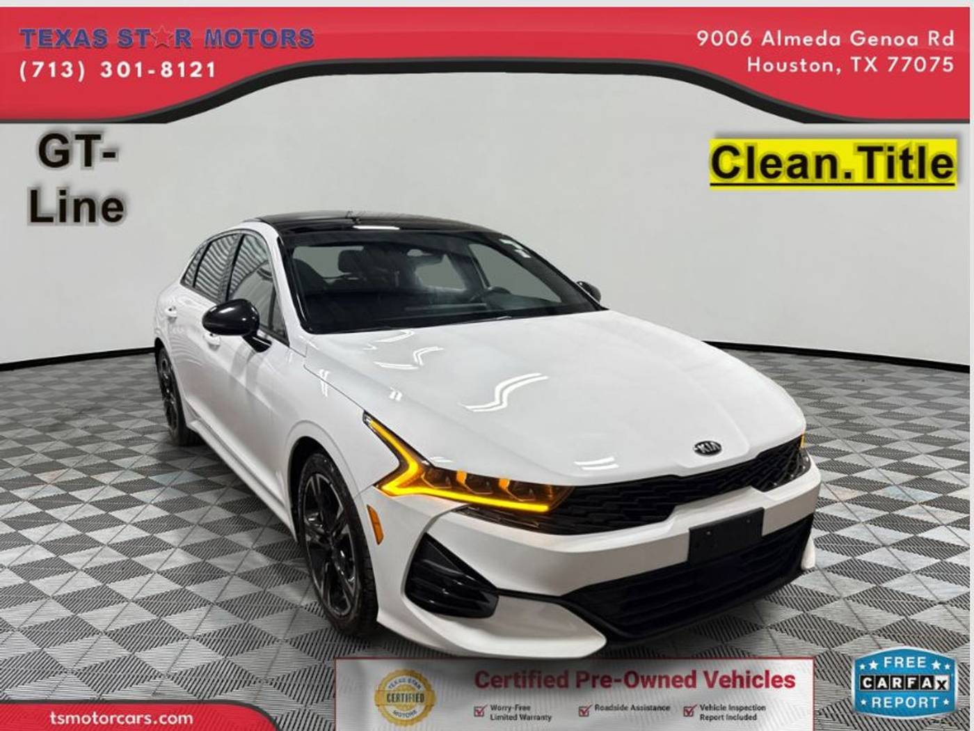 2021 Kia K5 GT-Line — Sedan — 82,430 mi — Houston, TX
