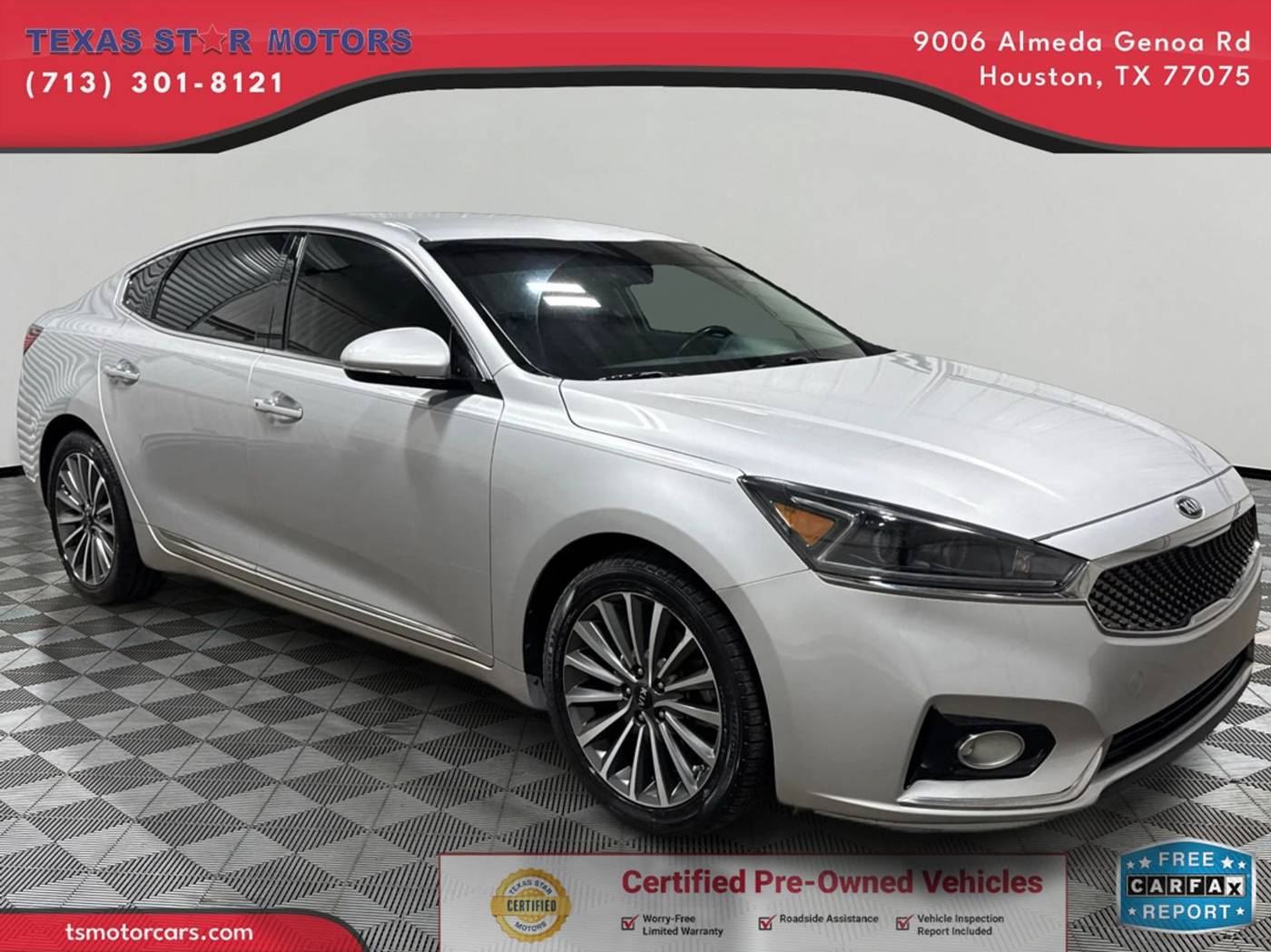 2018 Kia Cadenza Premium — Sedan — 85,314 mi — Houston, TX