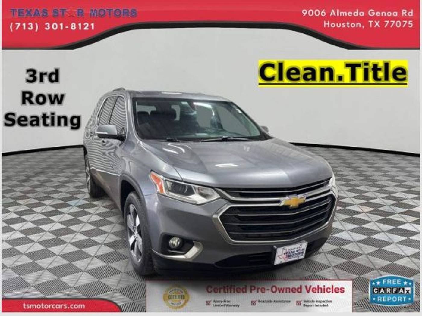 2018 Chevrolet Traverse LT Leather — SUV — 90,568 mi — Houston, TX