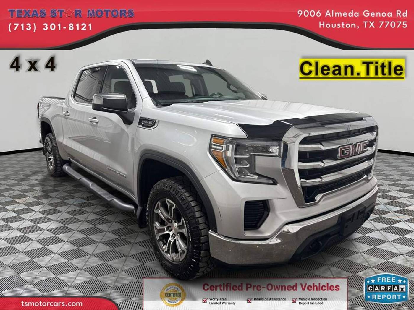 2019 GMC Sierra 1500 SLE — Pickup Truck — 54,395 mi — Houston, TX