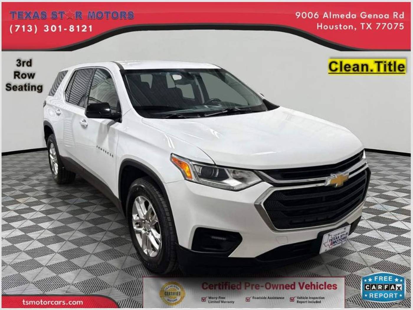 2019 Chevrolet Traverse LS — SUV — 47,199 mi — Houston, TX
