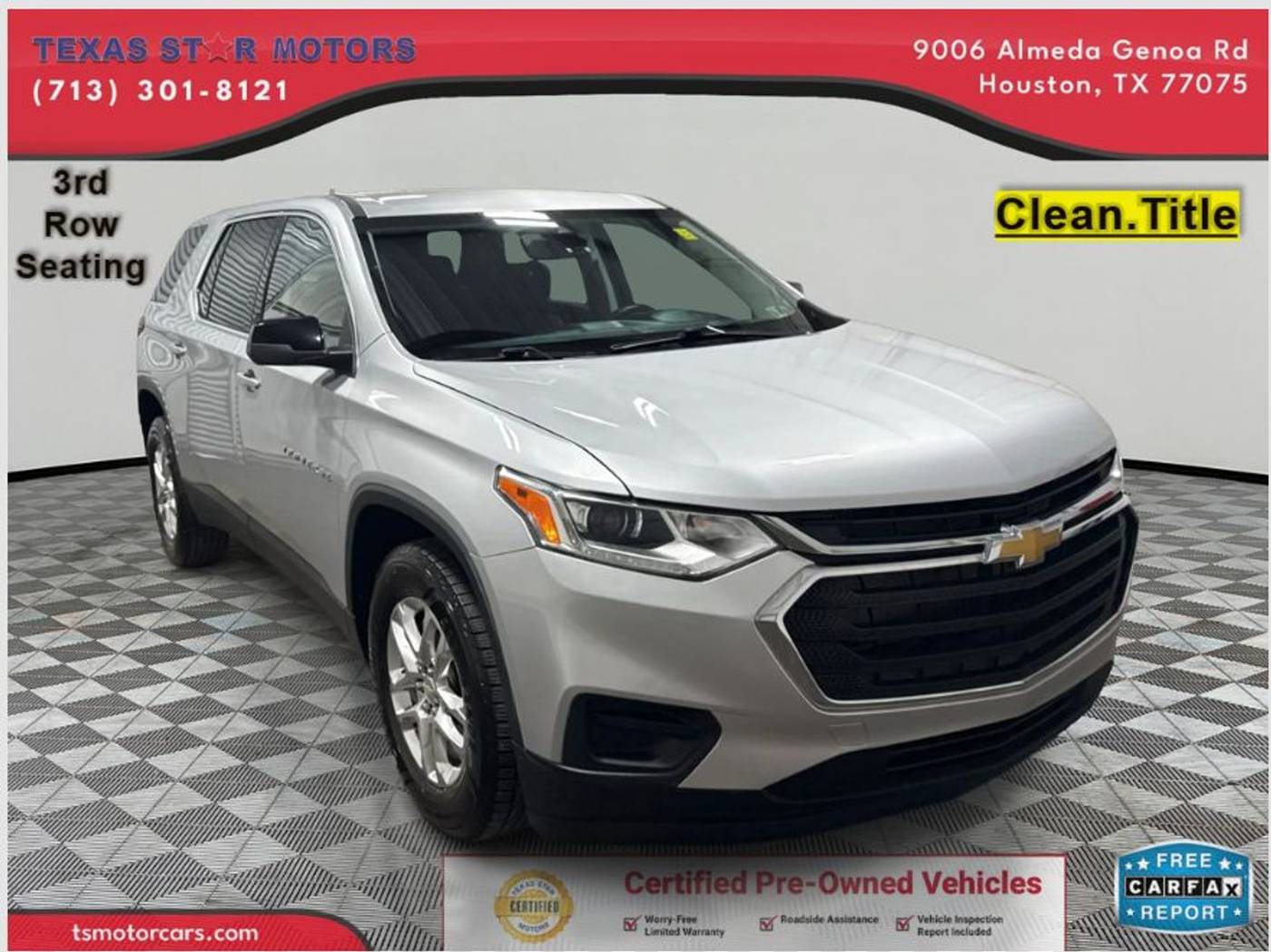 2021 Chevrolet Traverse LS — SUV — 83,689 mi — Houston, TX