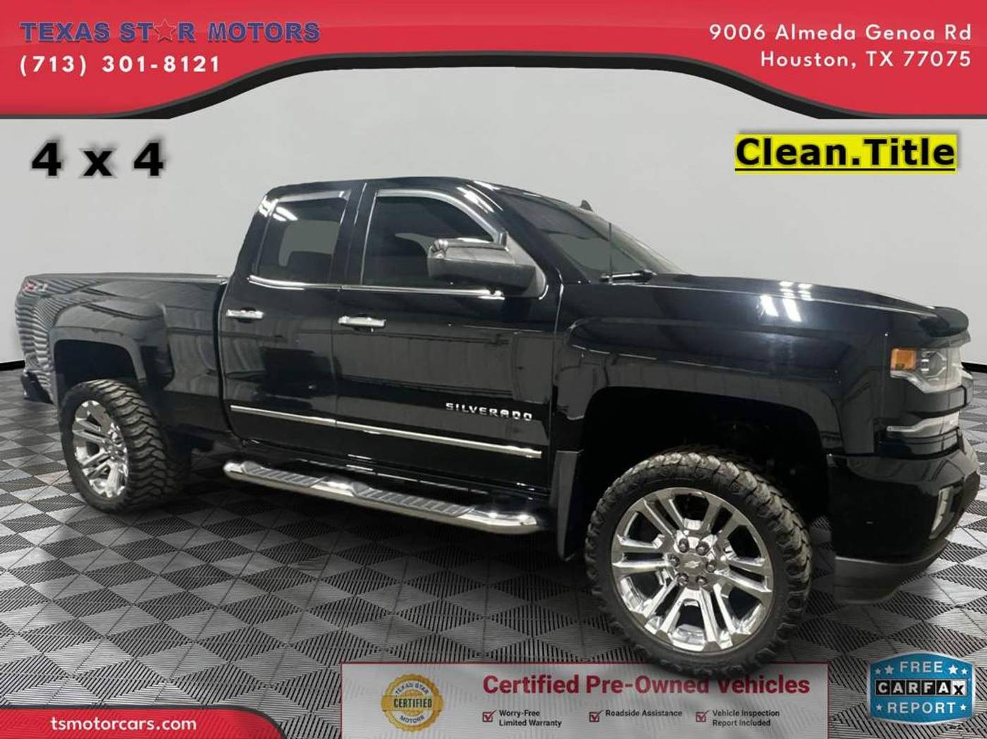 2018 Chevrolet Silverado 1500 LTZ — Pickup Truck — 71,517 mi — Houston, TX