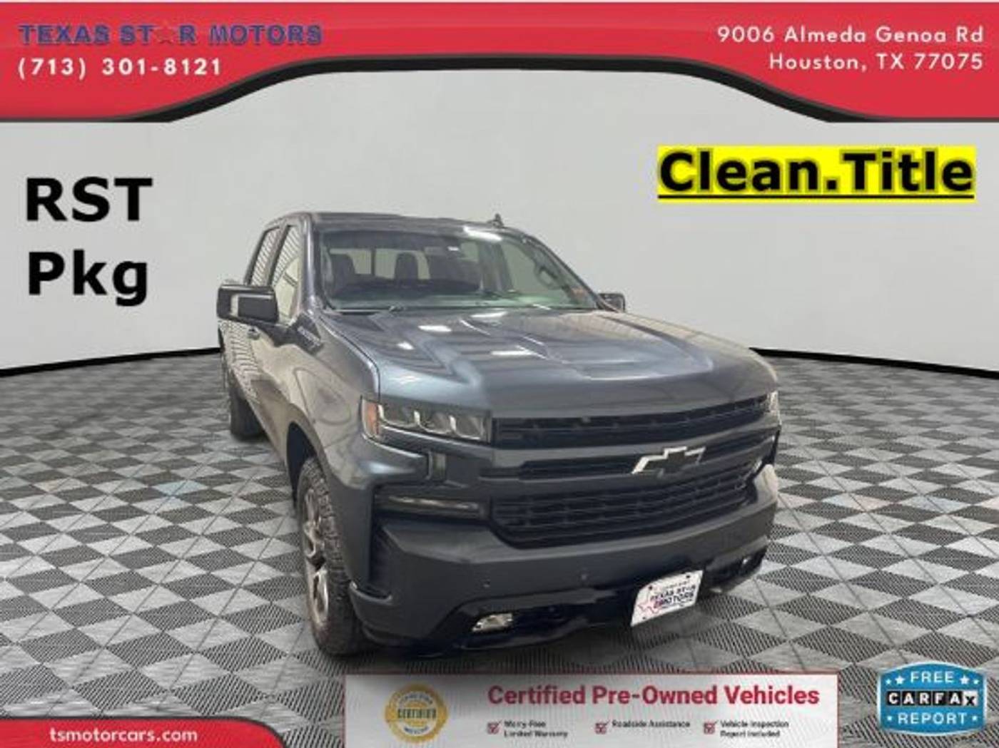 2019 Chevrolet Silverado 1500 RST — Pickup Truck — 96,300 mi — Houston, TX