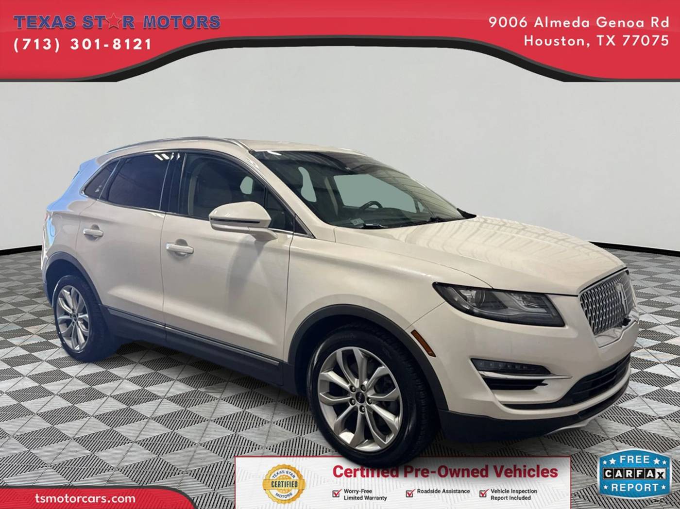 2019 Lincoln MKC Select — SUV — 66,815 mi — Houston, TX
