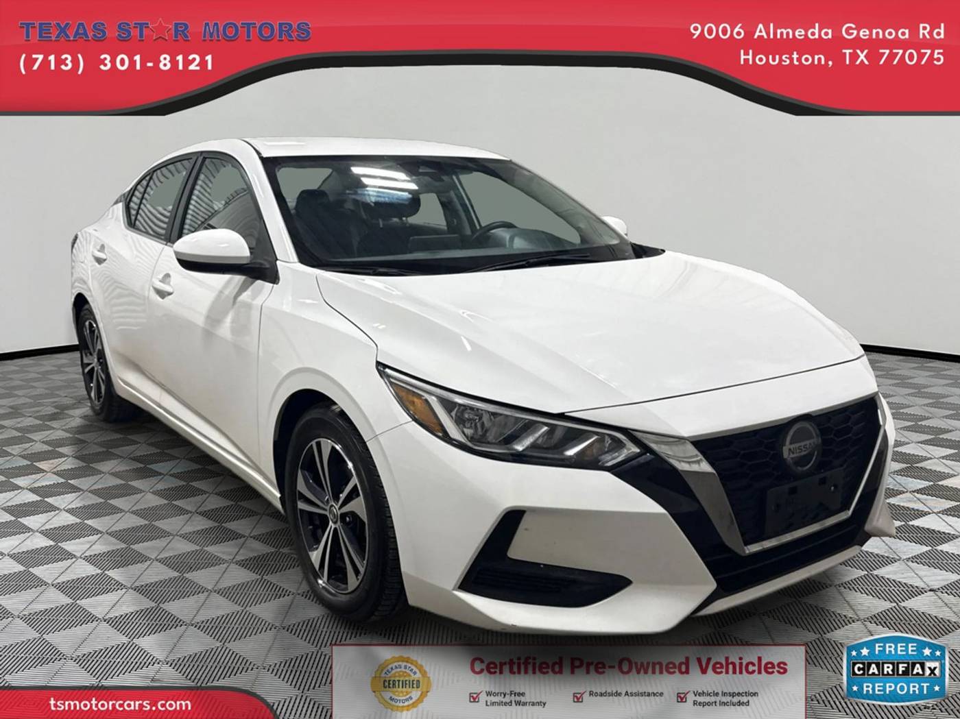 2023 Nissan Sentra SV — Sedan — 55,045 mi — Houston, TX