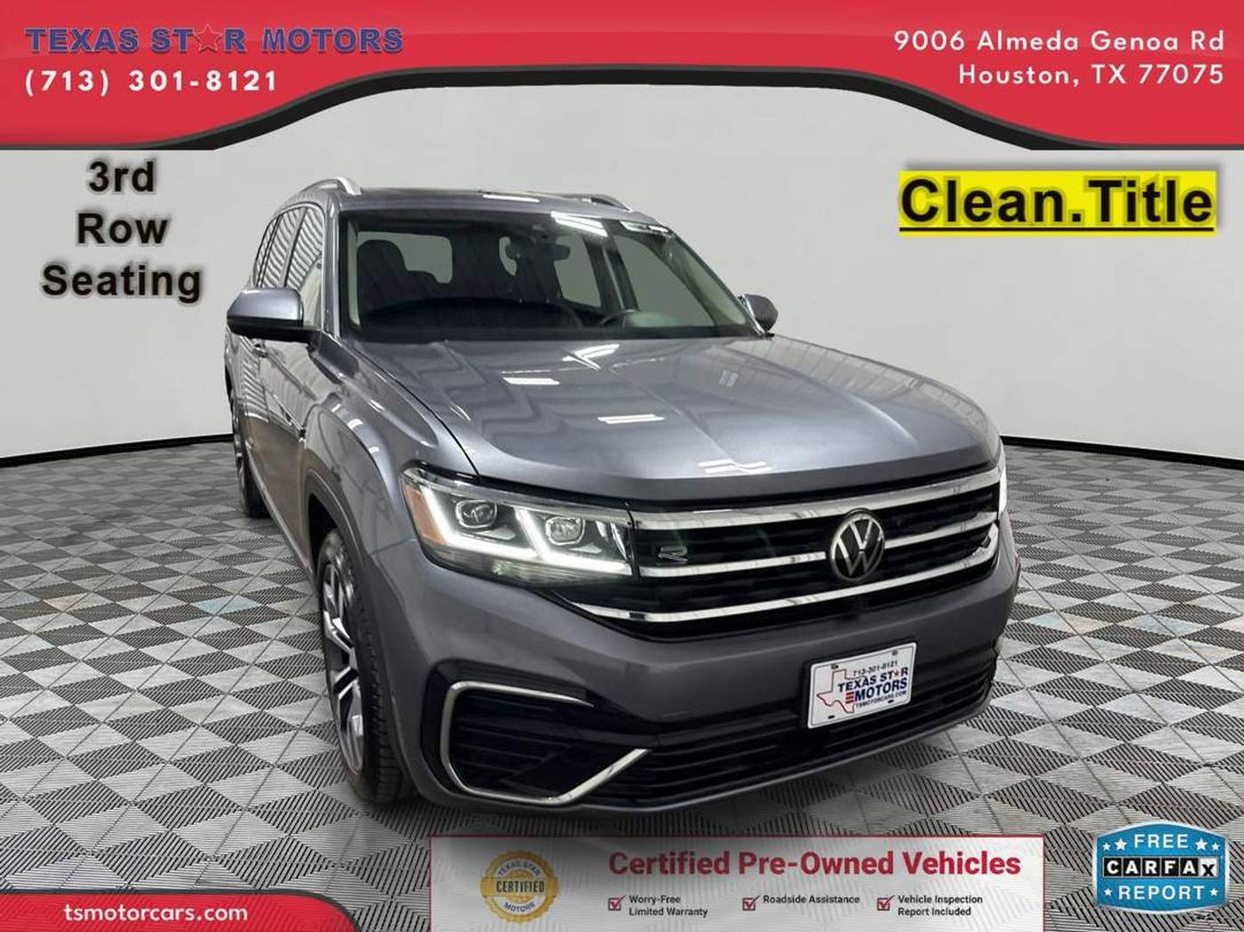 2022 Volkswagen Atlas SEL Premium R-Line — SUV — 70,869 mi — Houston, TX