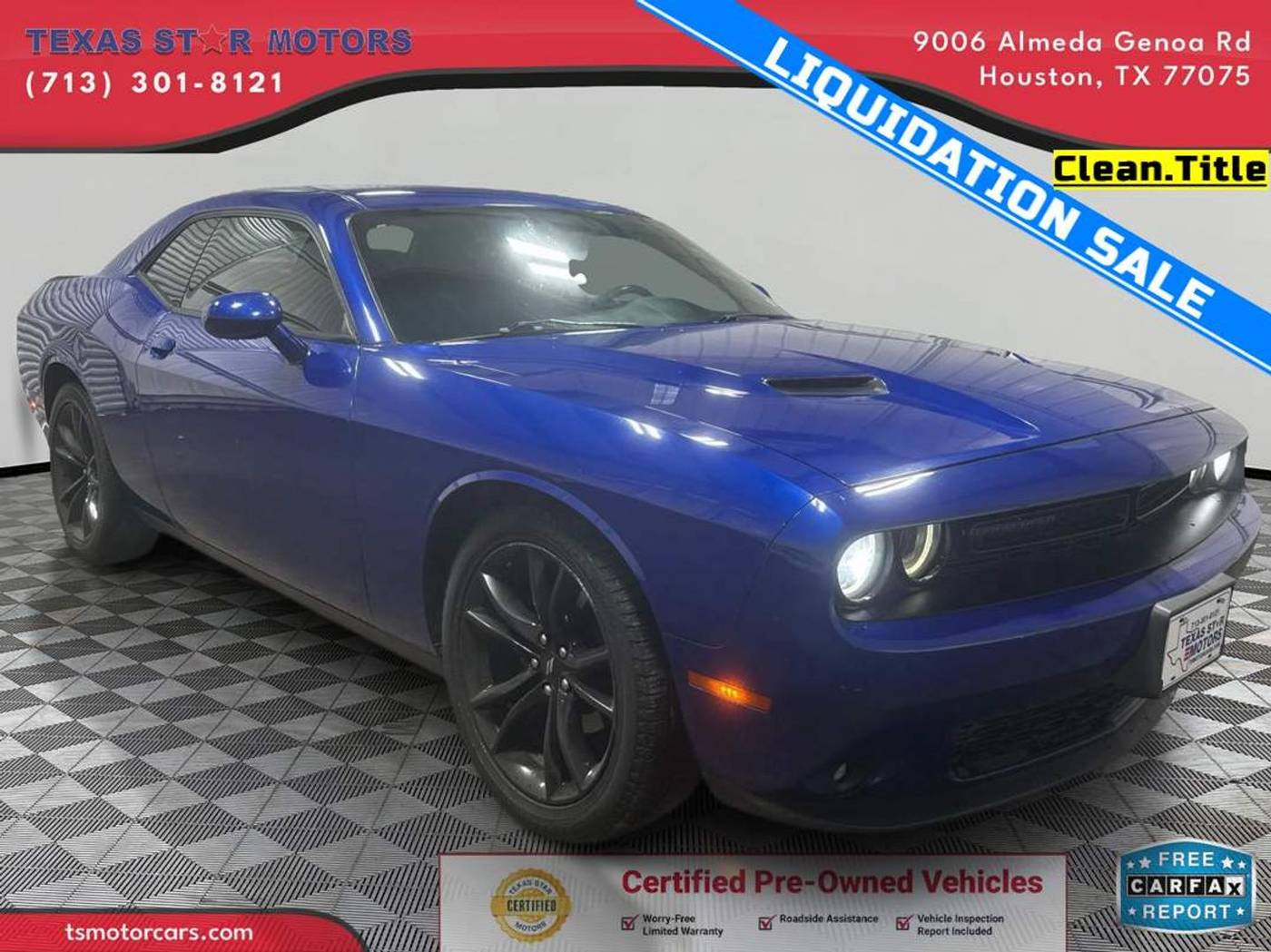 2018 Dodge Challenger SXT — Coupe — 95,806 mi — Houston, TX
