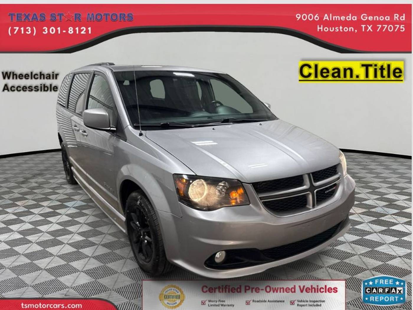 2019 Dodge Grand Caravan GT — Minivan — 82,821 mi — Houston, TX