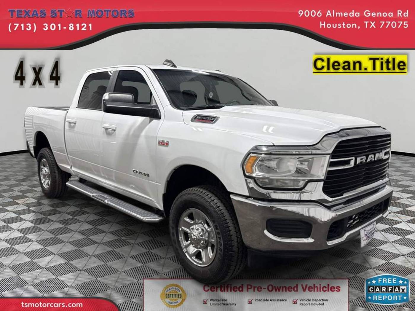 2021 Ram 2500 Big Horn — Pickup Truck — 77,963 mi — Houston, TX