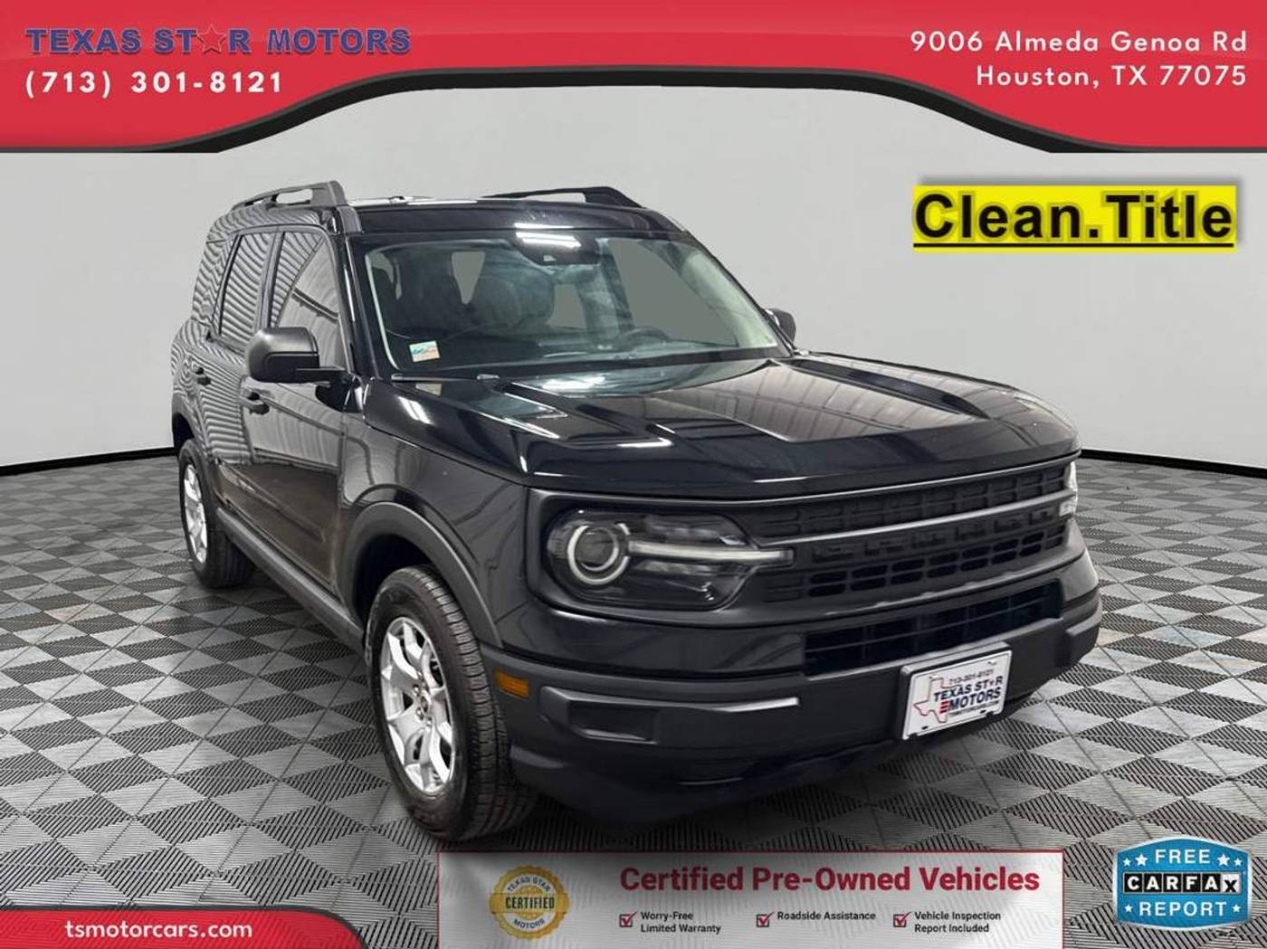 2021 Ford Bronco Sport Base — SUV — 85,655 mi — Houston, TX