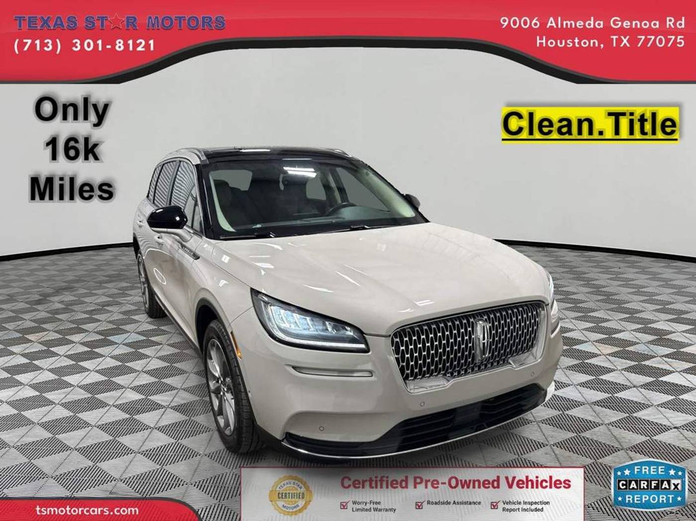 2022 Lincoln Corsair Standard — SUV — 16,385 mi — Houston, TX