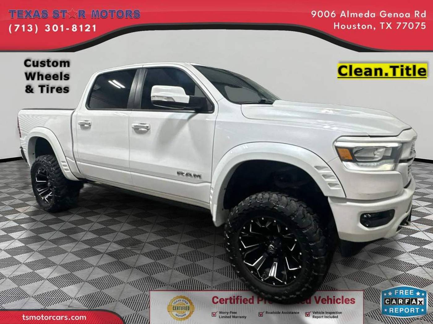 2021 Ram 1500 Laramie — Pickup Truck — 51,909 mi — Houston, TX