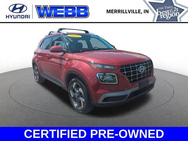2022 Hyundai Venue SEL — SUV — 51,680 mi — Merrillville, IN