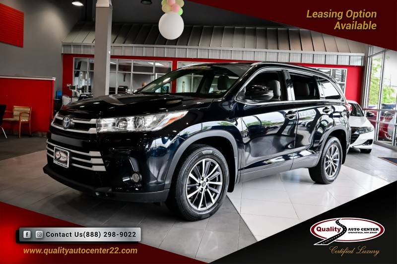 2019 Toyota Highlander Hybrid XLE — SUV — 87,481 mi — Springfield Township, NJ