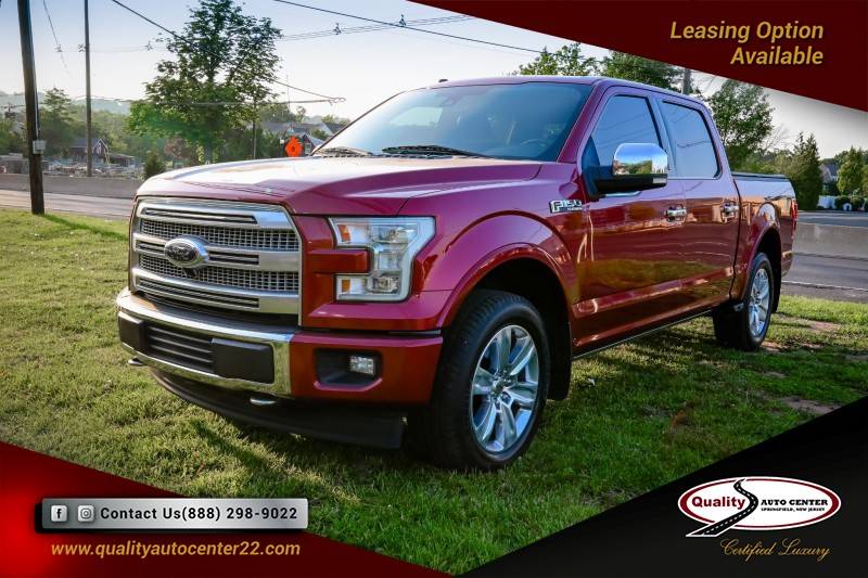 2017 Ford F-150 Platinum — Pickup Truck — 112,933 mi — Springfield Township, NJ