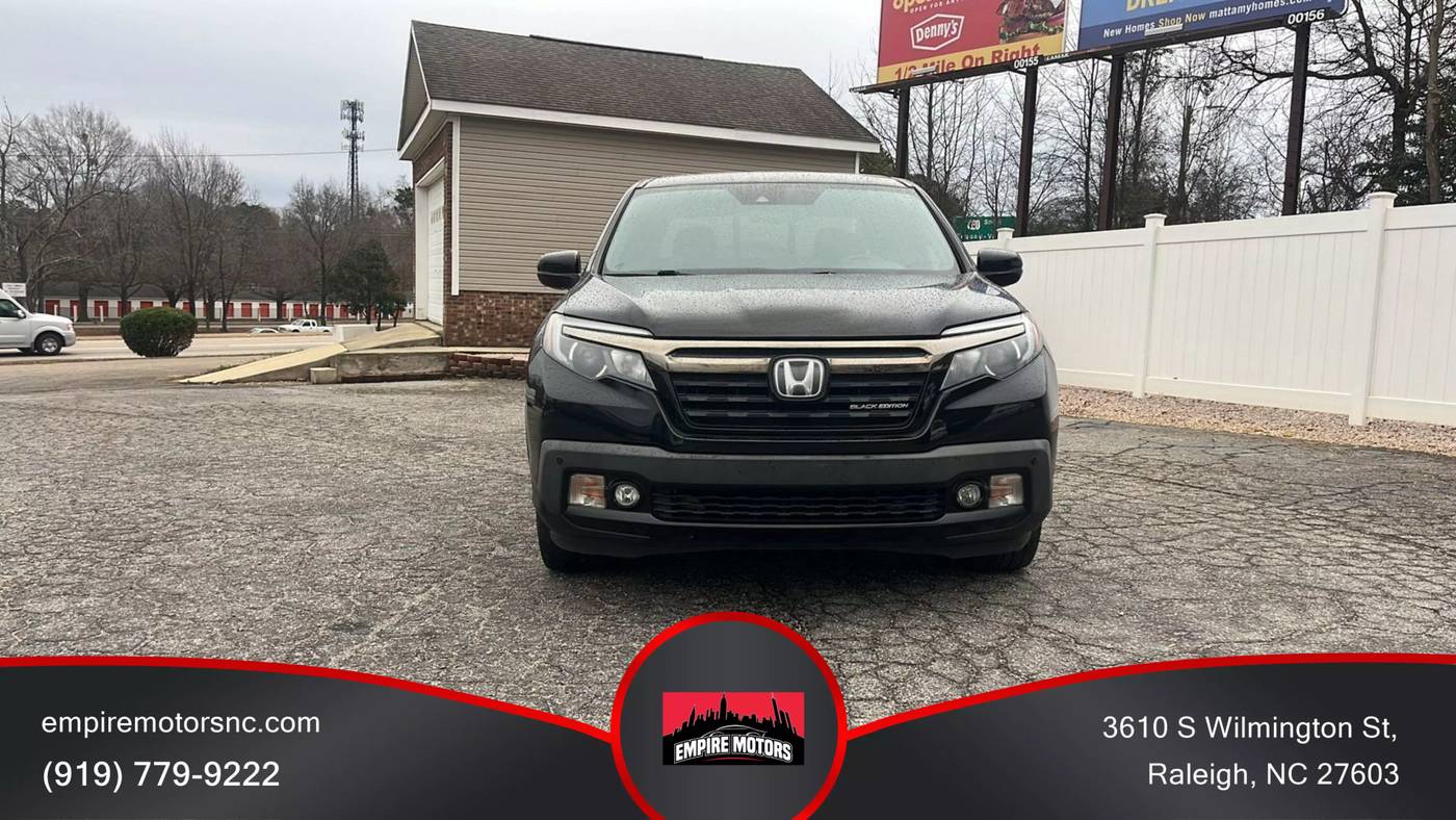 2017 Honda Ridgeline Black Edition — Pickup Truck — 119,386 mi — Raleigh, NC