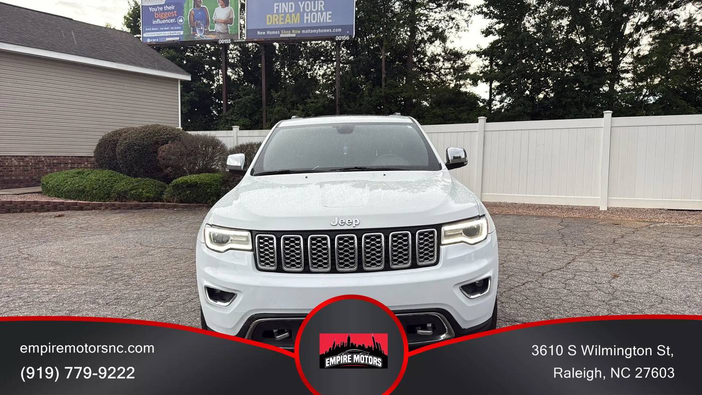 2017 Jeep Grand Cherokee Overland — SUV — 107,642 mi — Raleigh, NC