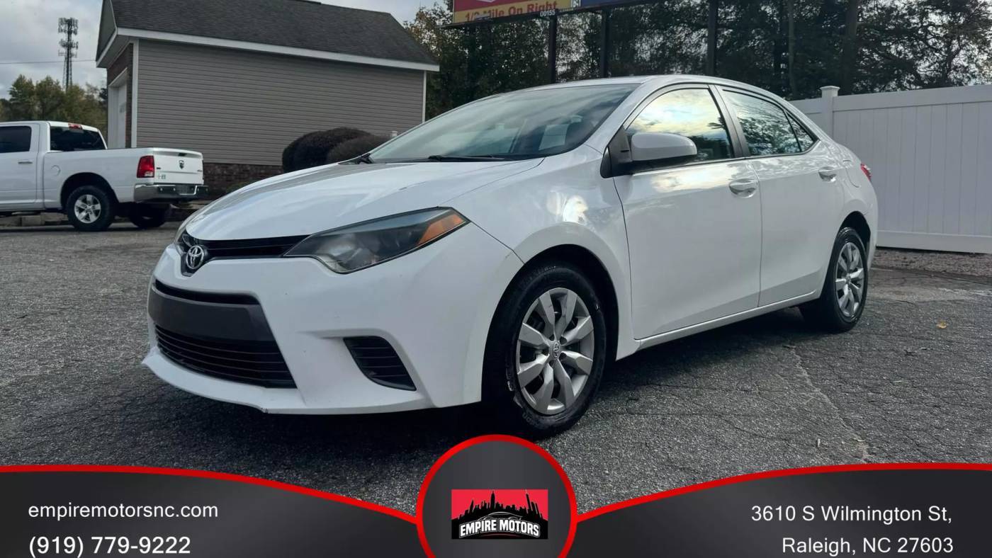 2015 Toyota Corolla LE — Sedan — 108,122 mi — Raleigh, NC