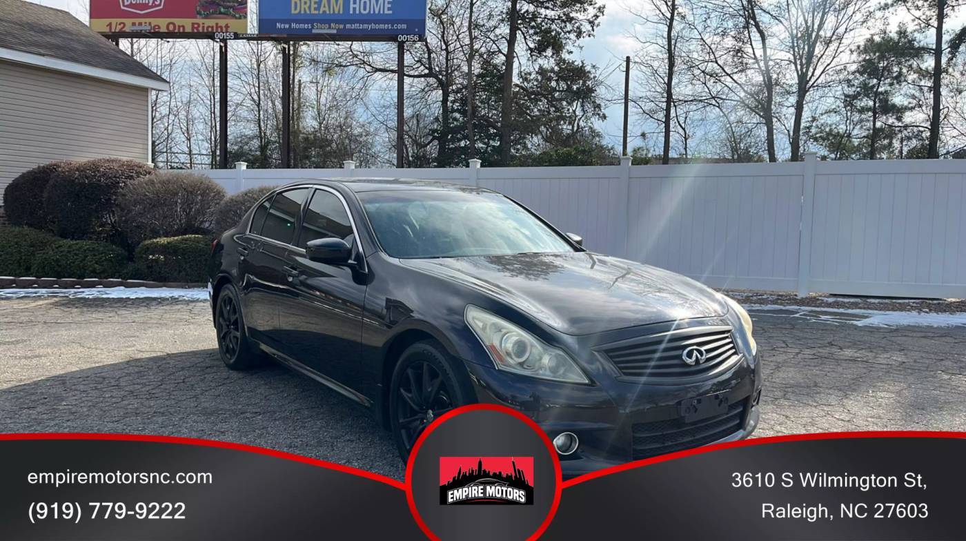 2012 INFINITI G G37x — Sedan — 162,054 mi — Raleigh, NC