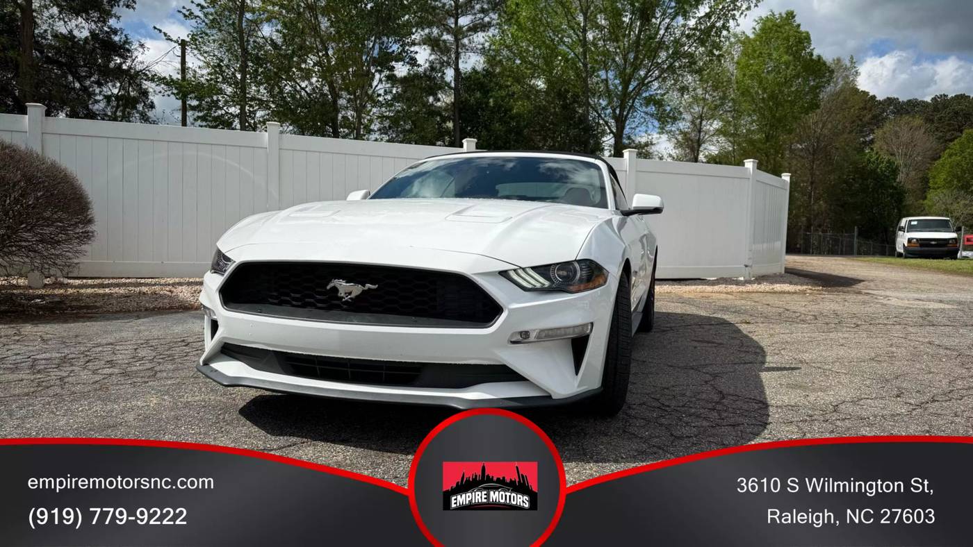 2018 Ford Mustang EcoBoost Premium — Convertible — 69,352 mi — Raleigh, NC