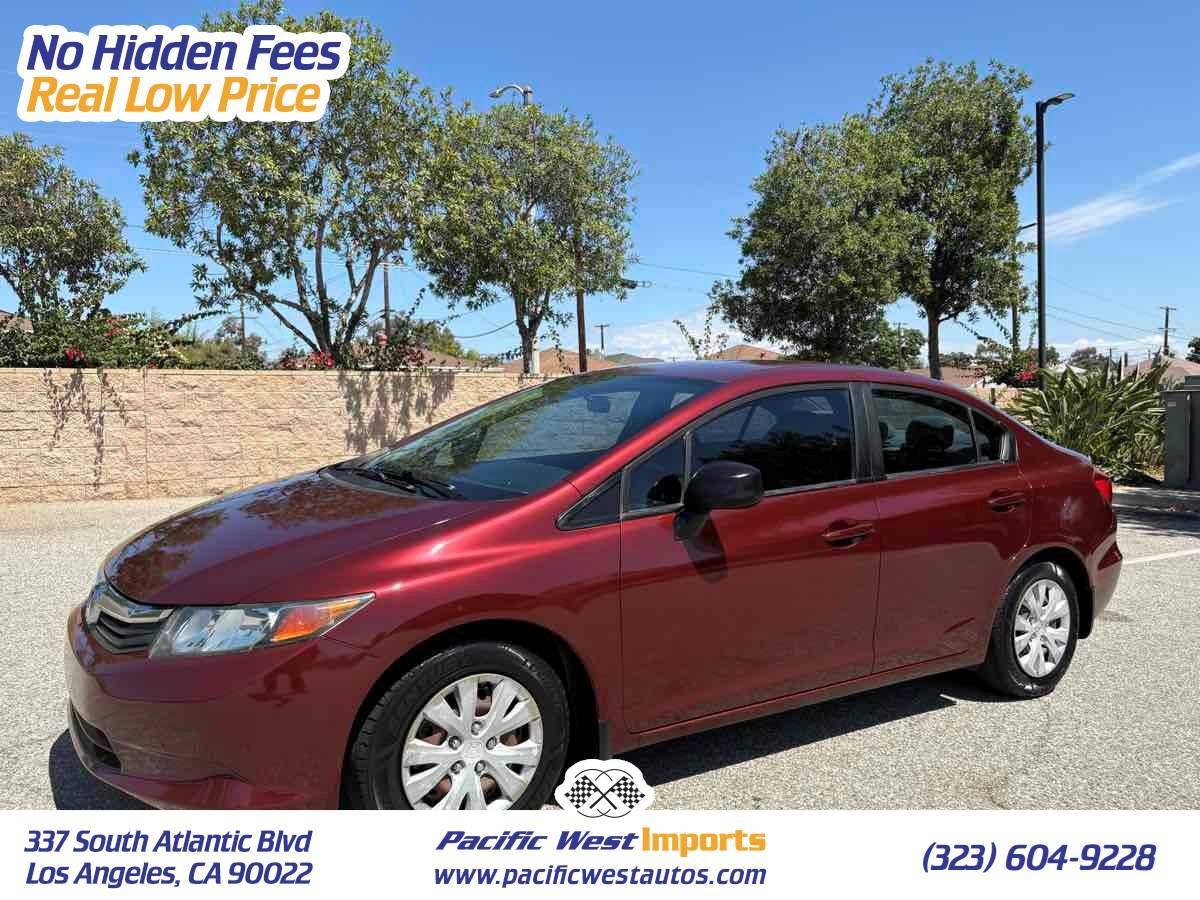 2012 Honda Civic LX — Sedan — 106,011 mi — Los Angeles, CA