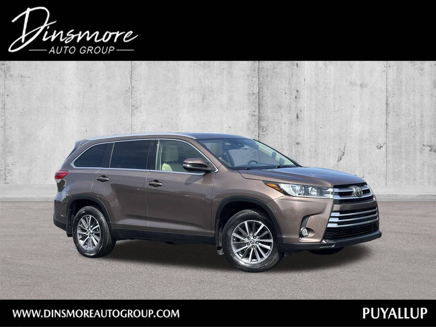 2019 Toyota Highlander XLE — SUV — 70,834 mi — Puyallup, WA