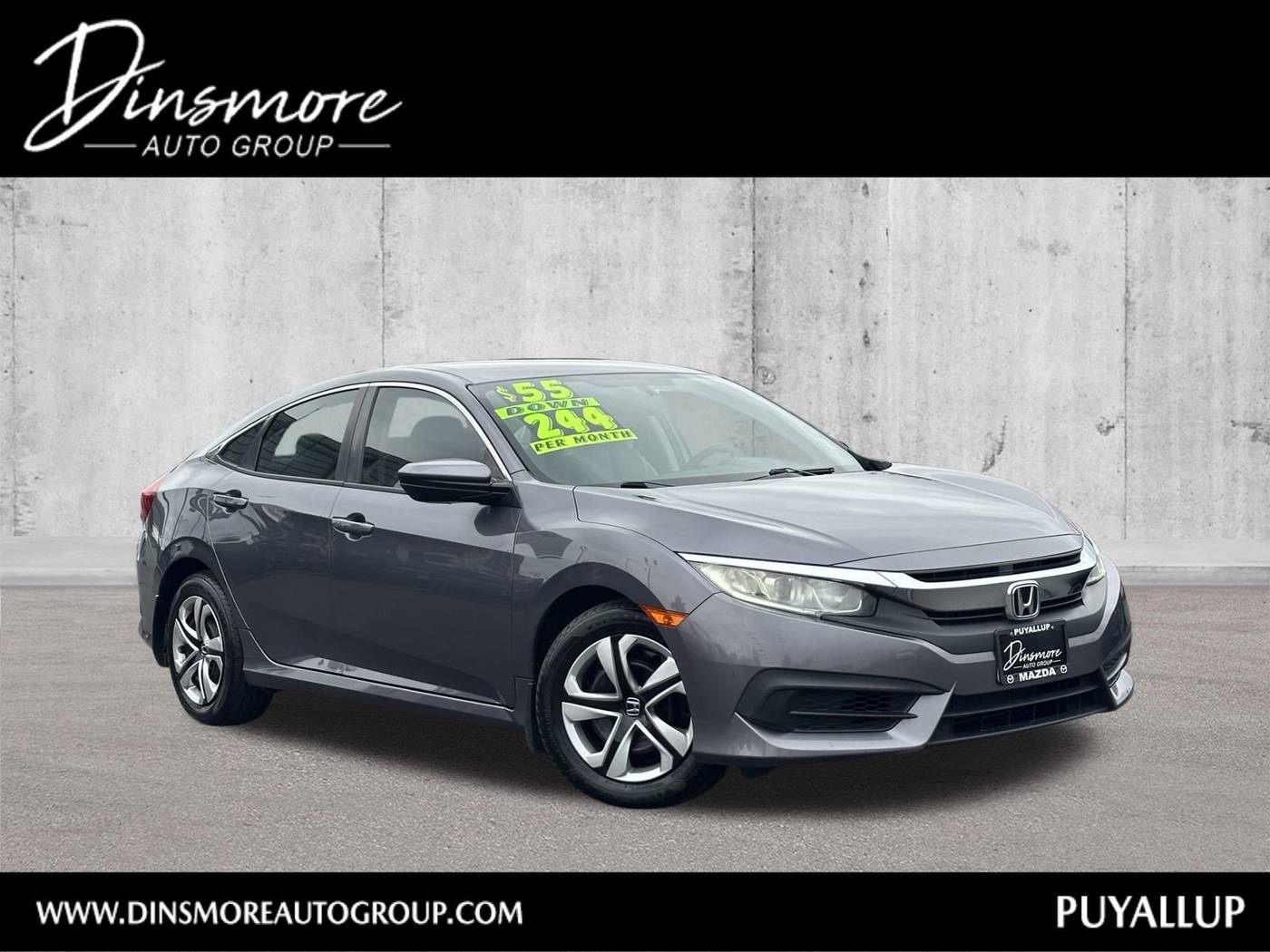 2016 Honda Civic LX — Sedan — 95,913 mi — Puyallup, WA