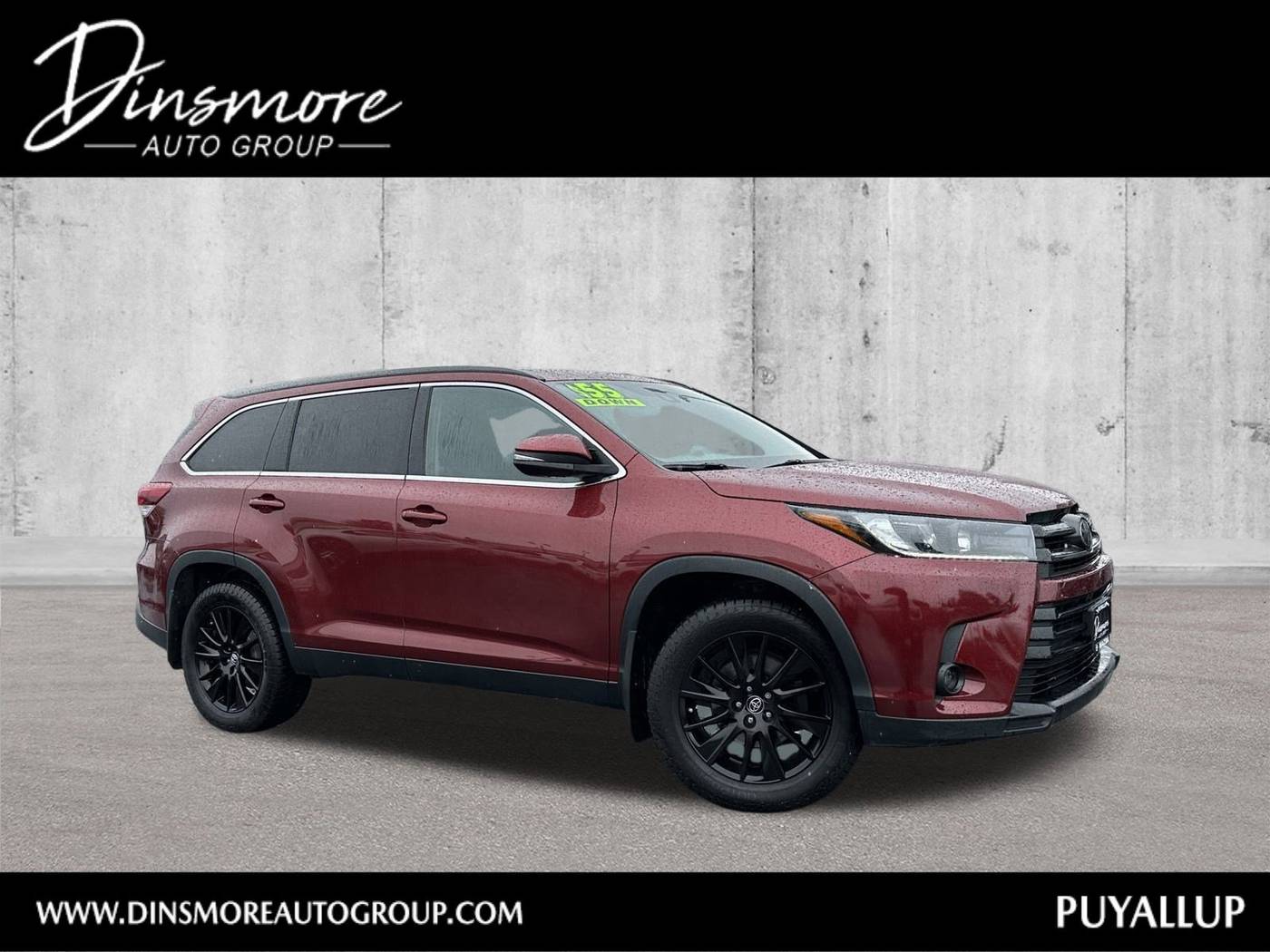 2019 Toyota Highlander XLE — SUV — 70,018 mi — Puyallup, WA