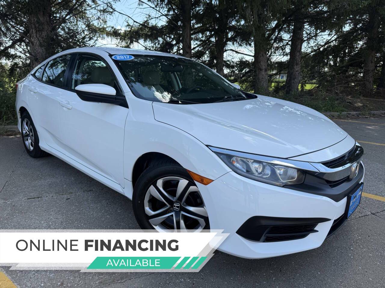 2017 Honda Civic LX — Sedan — 72,779 mi — Eldridge, IA
