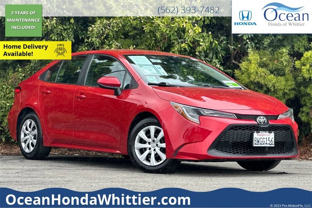 2021 Toyota Corolla LE — Sedan — 103,559 mi — Whittier, CA