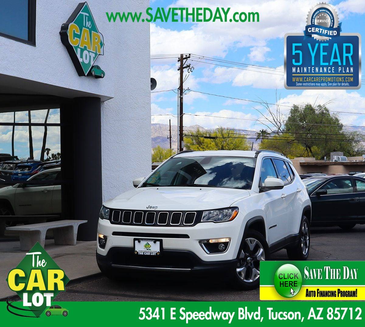 2020 Jeep Compass Limited — SUV — 52,554 mi — Tucson, AZ