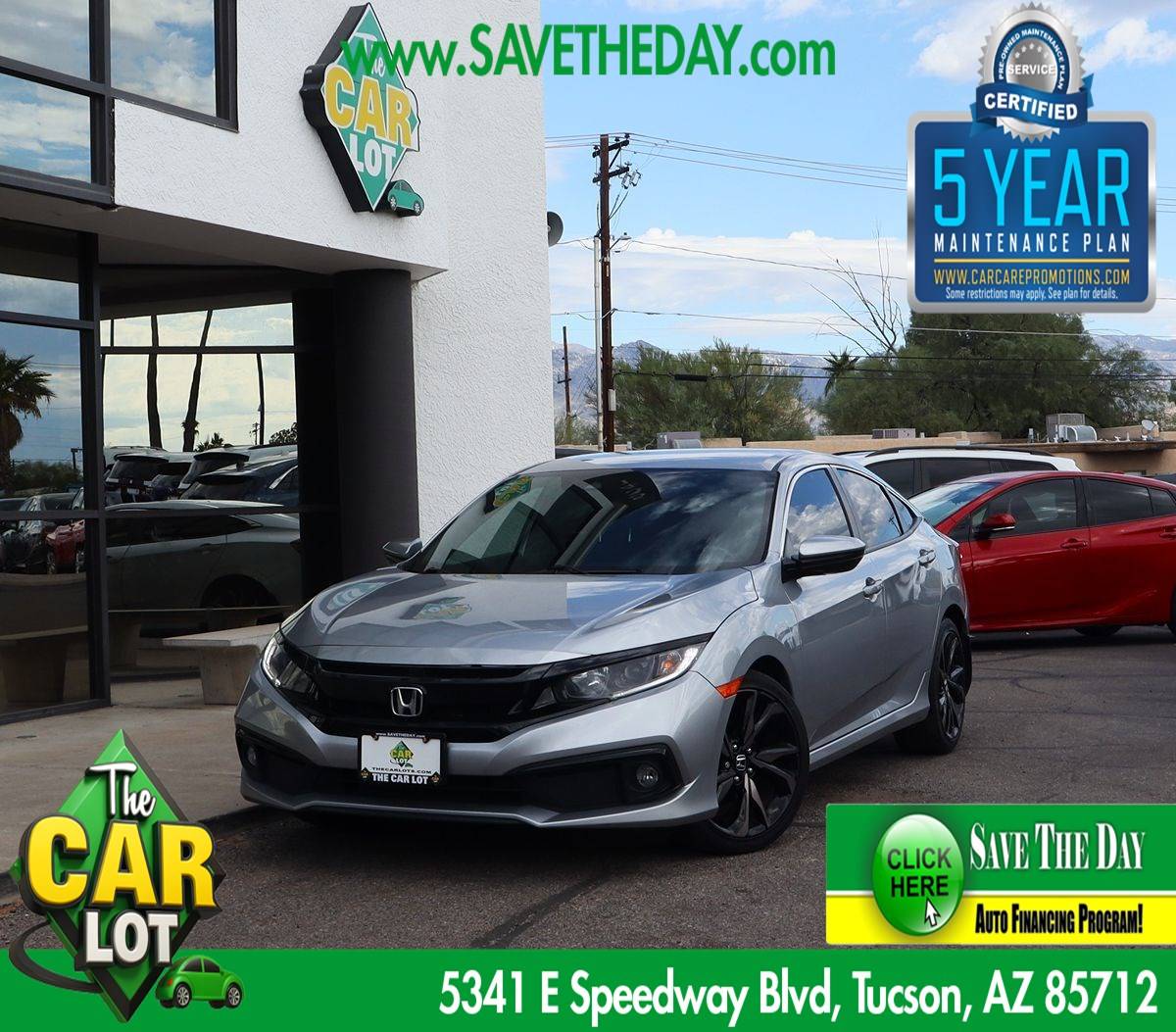 2019 Honda Civic Sport — Sedan — 74,133 mi — Tucson, AZ
