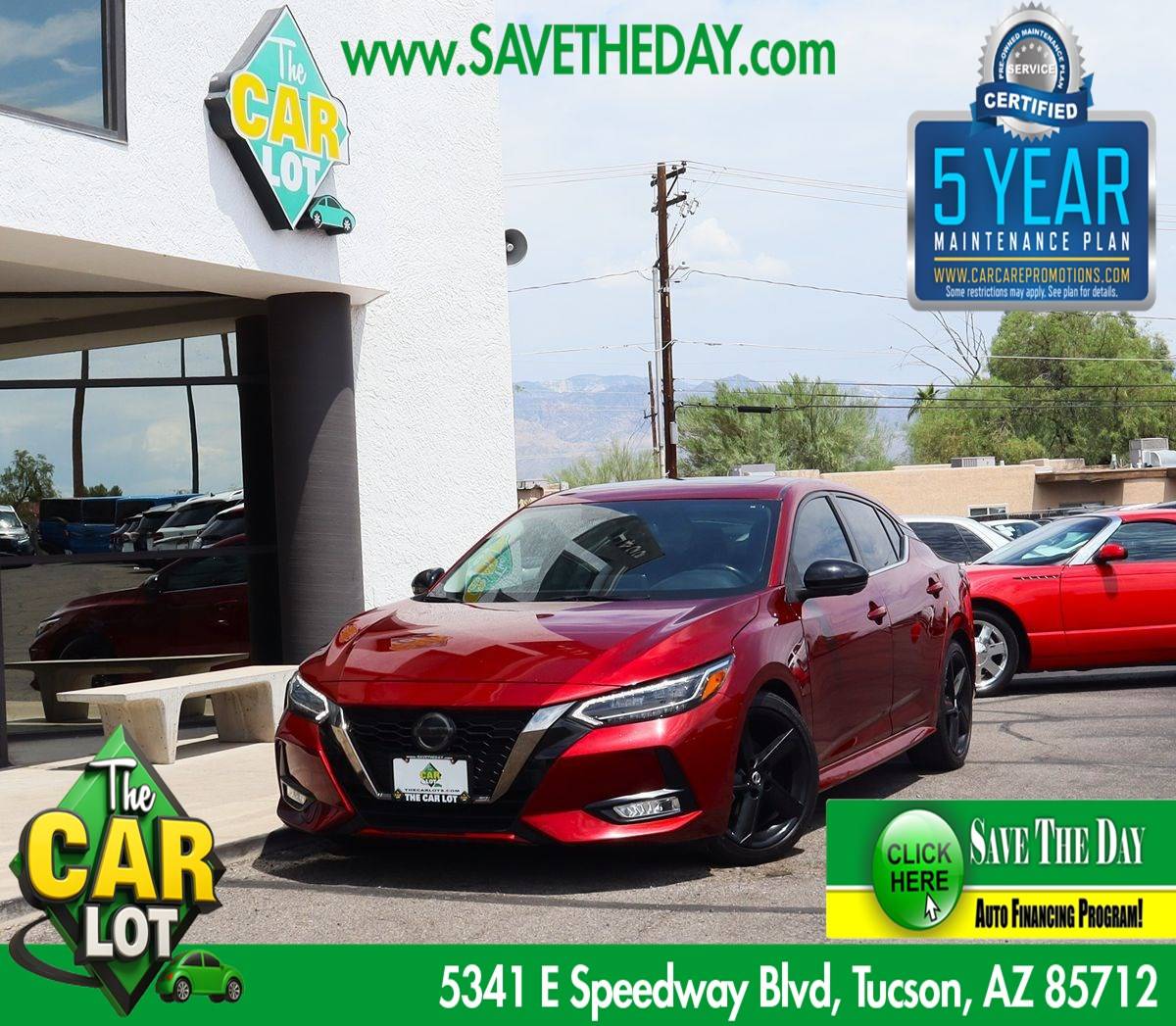 2021 Nissan Sentra SR — Sedan — 48,169 mi — Tucson, AZ