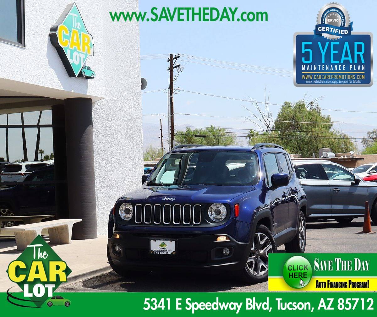 2018 Jeep Renegade Latitude — SUV — 66,250 mi — Tucson, AZ