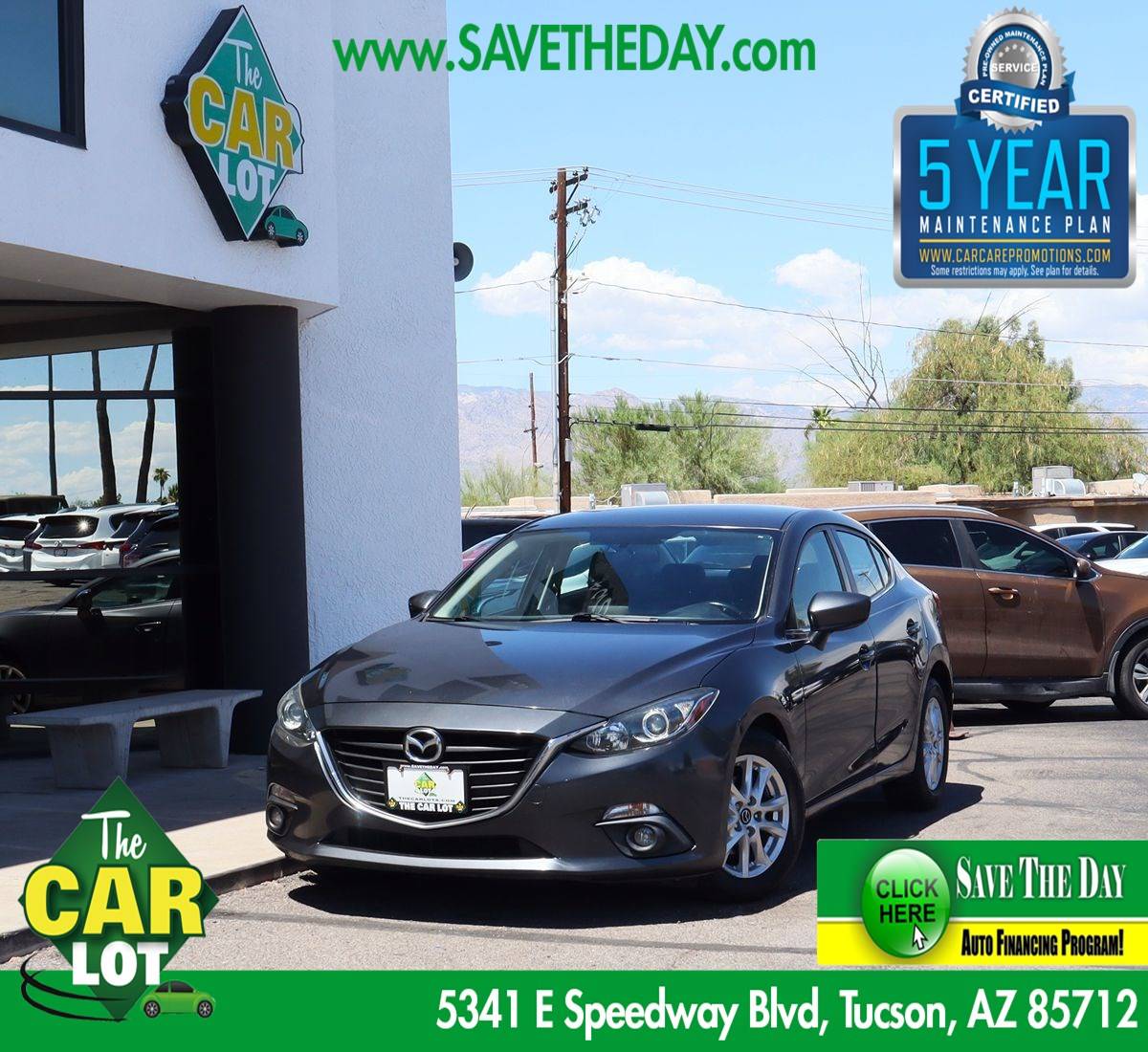 2015 Mazda Mazda3 i Touring — Sedan — 86,700 mi — Tucson, AZ