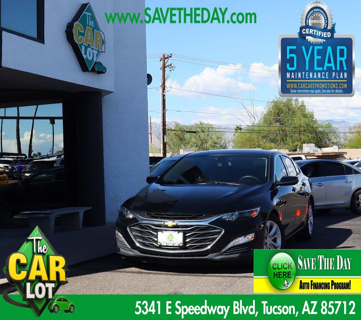 2019 Chevrolet Malibu LT — Sedan — 76,514 mi — Tucson, AZ