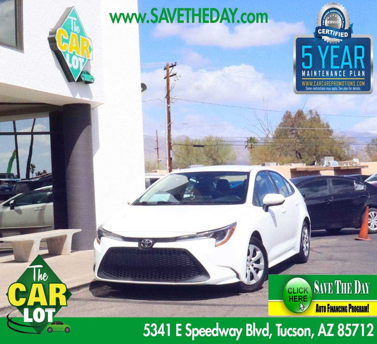 2021 Toyota Corolla LE — Sedan — 87,991 mi — Tucson, AZ