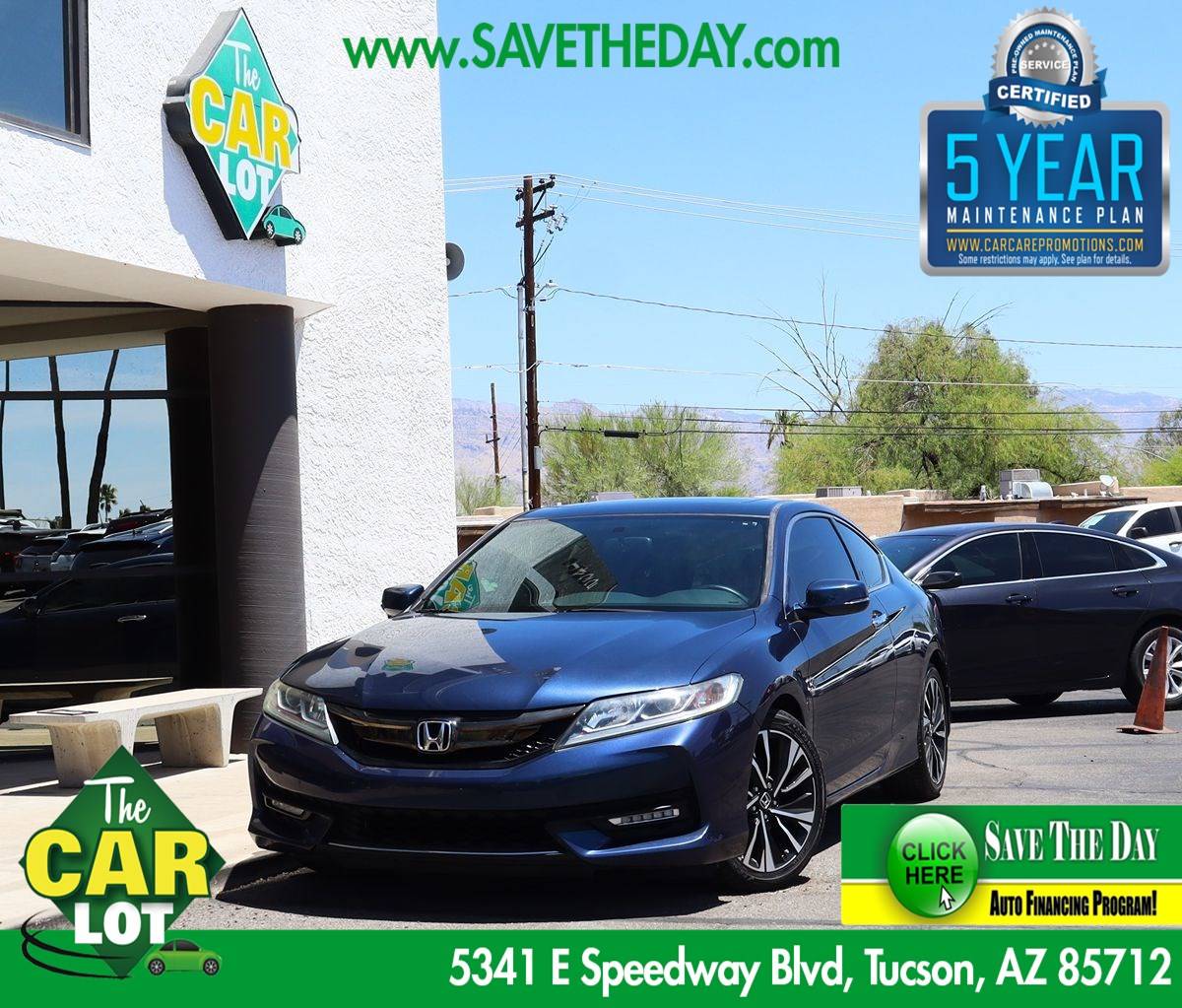 2016 Honda Accord EX — Coupe — 20,667 mi — Tucson, AZ