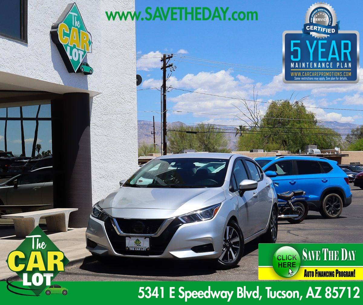 2021 Nissan Versa SV — Sedan — 73,204 mi — Tucson, AZ