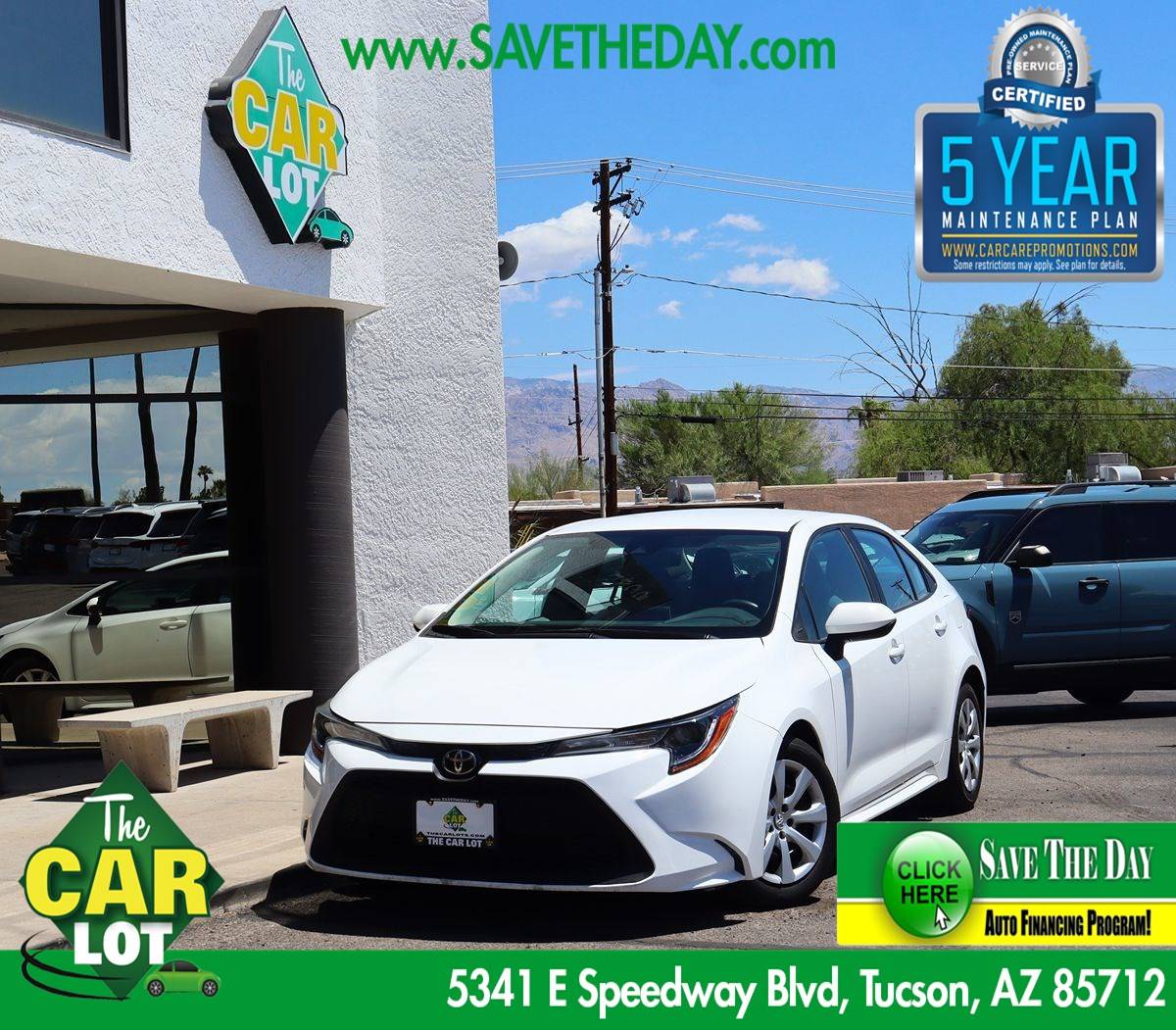 2021 Toyota Corolla LE — Sedan — 19,245 mi — Tucson, AZ